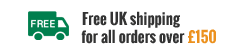 Free UK shipping on orders over £150